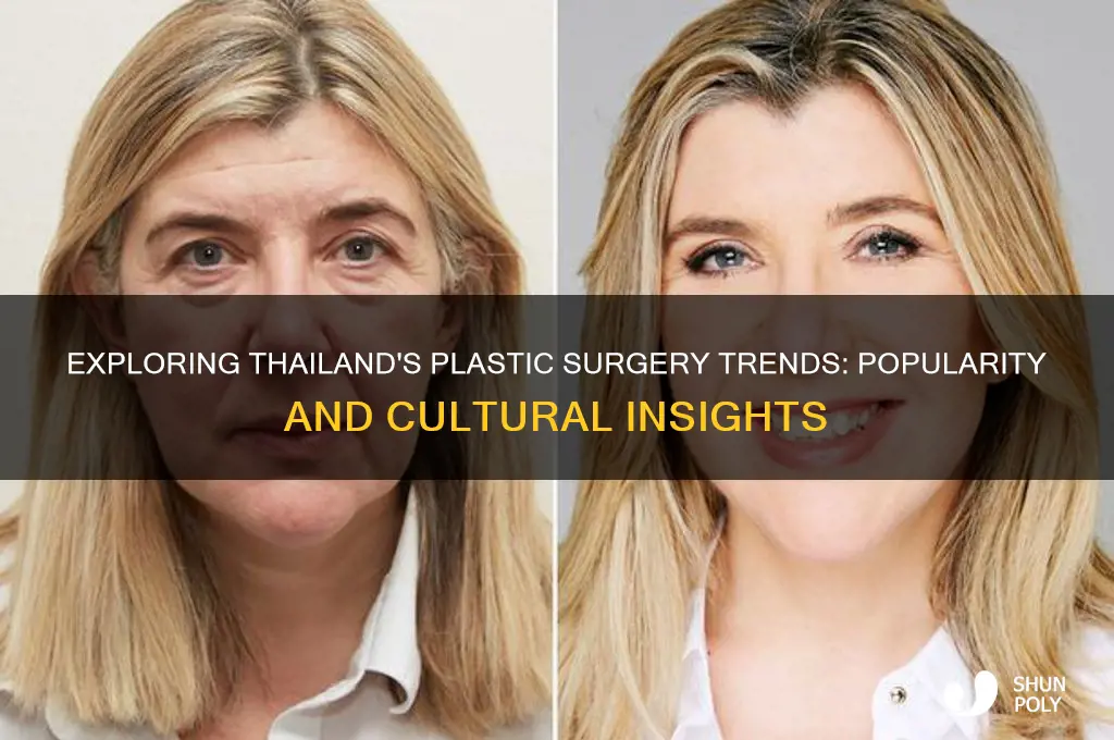 is plastic surgery common in thailand