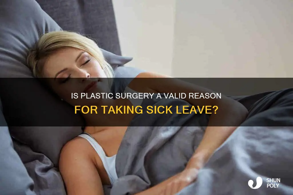 is plastic surgery consider sick time
