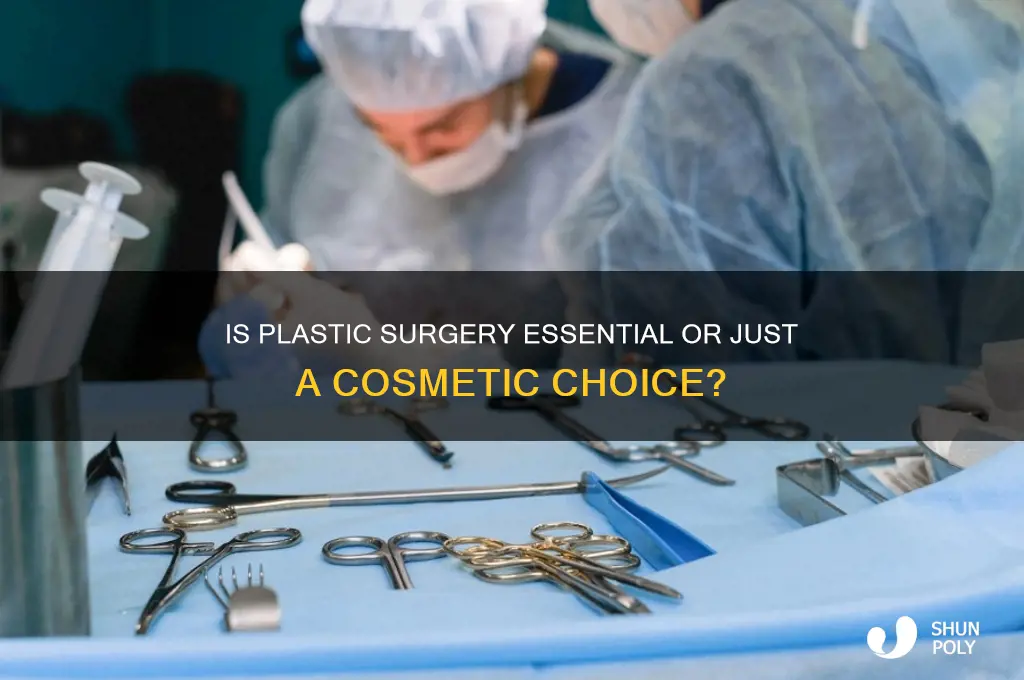 is plastic surgery considered essential
