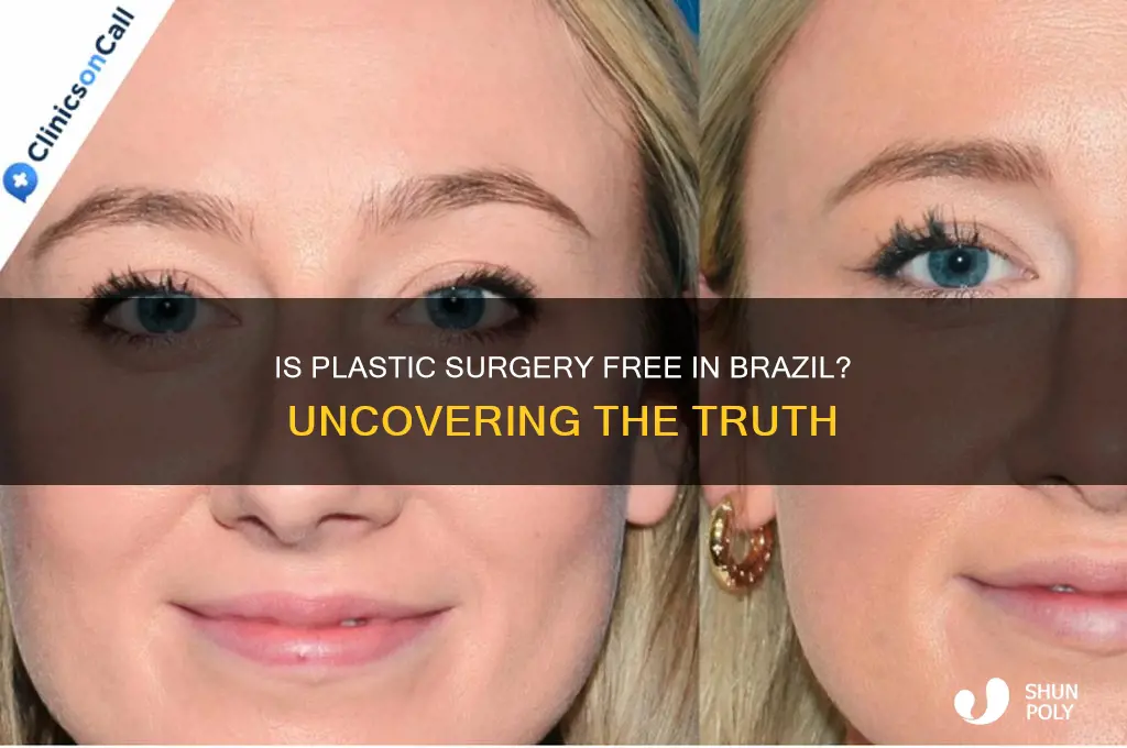 is plastic surgery free in brazil