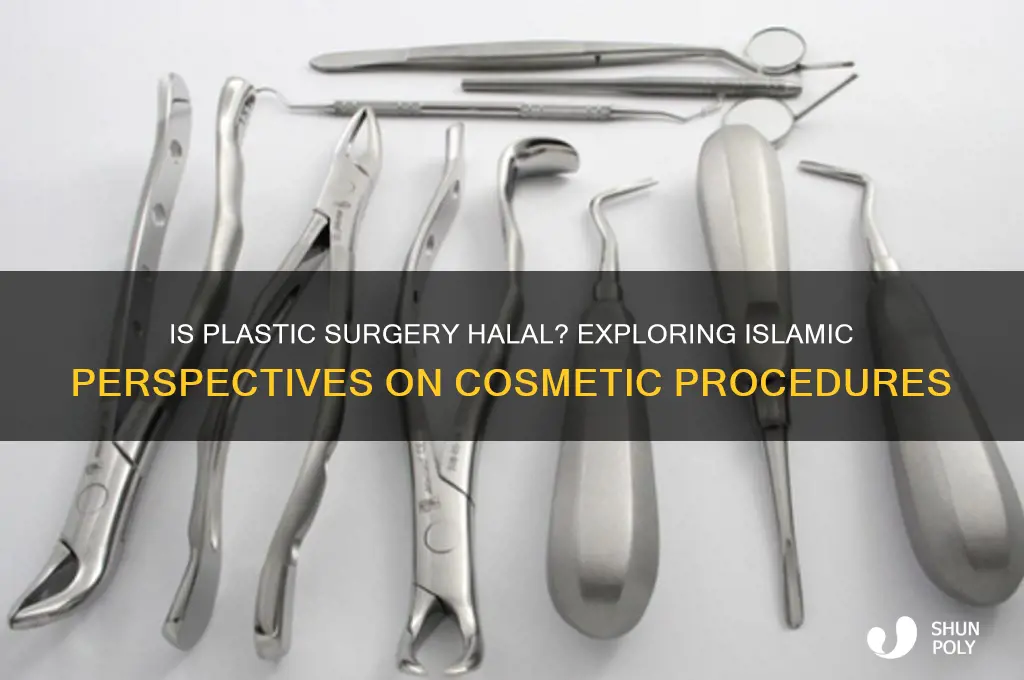 is plastic surgery halal