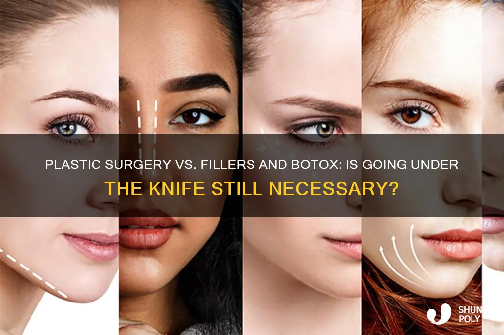 is plastic surgery nessicary any more with fillers and botox