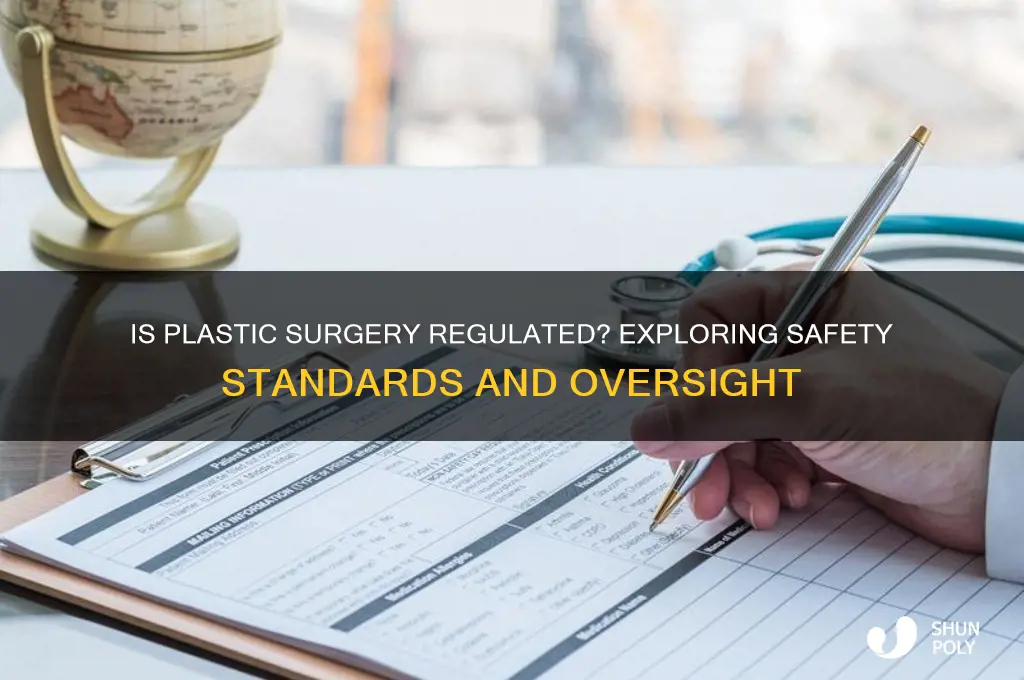 is plastic surgery regulated