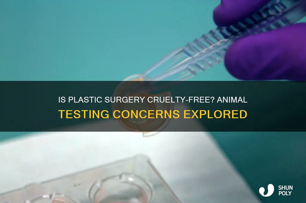 is plastic surgery tested on animals