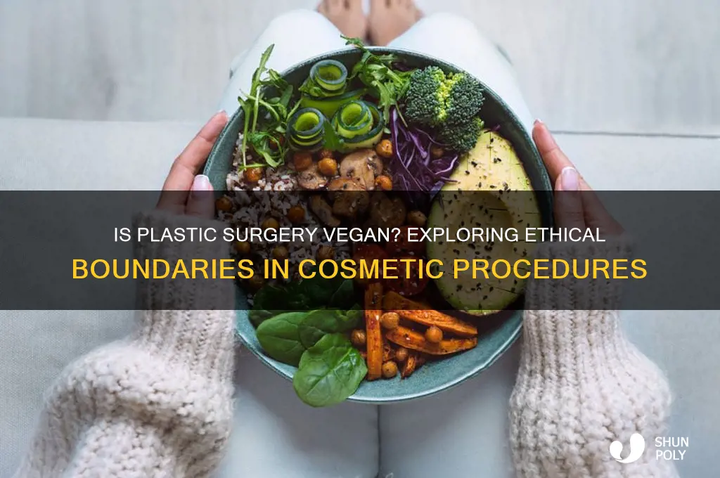 is plastic surgery vegan