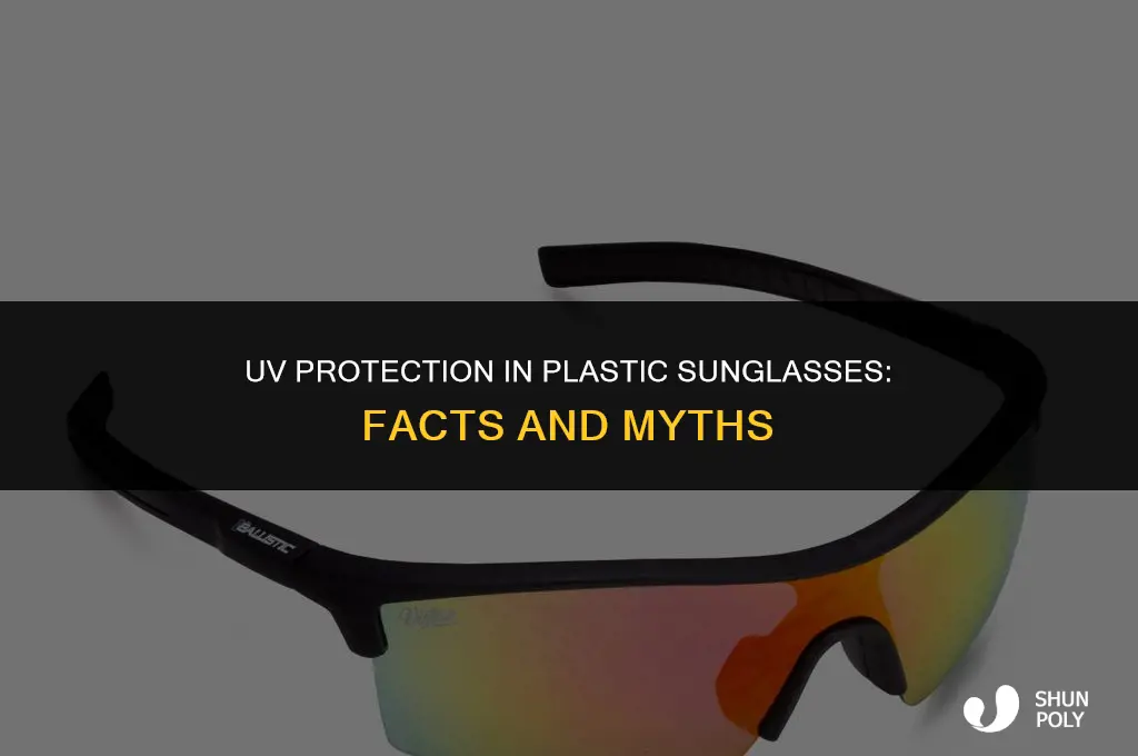 is plastic uv sunglasses