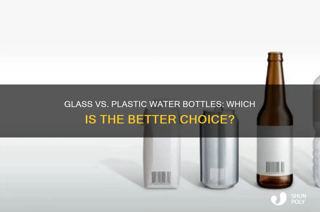 is plastic water bottle or glass better