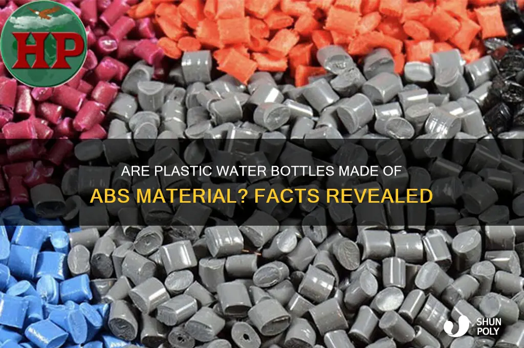 is plastic water bottles abs