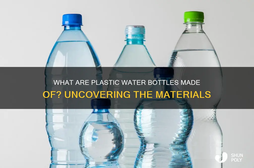 is plastic water bottles made out of