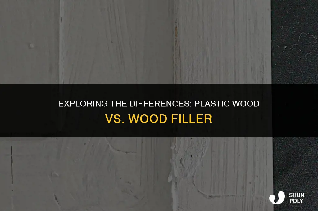 is plastic wood the same as wood filler