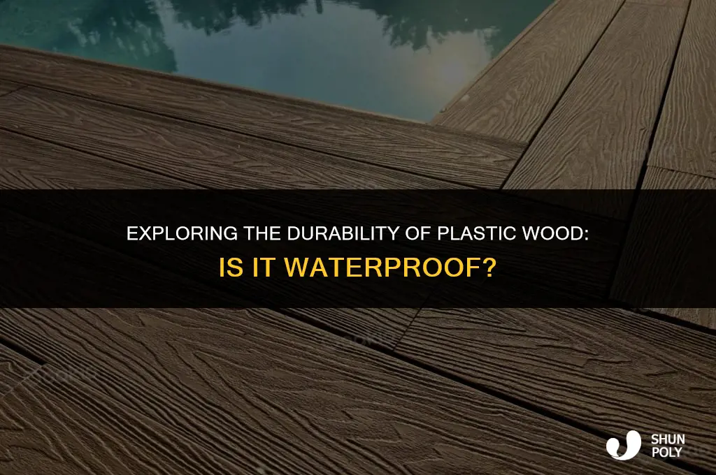 is plastic wood waterproff