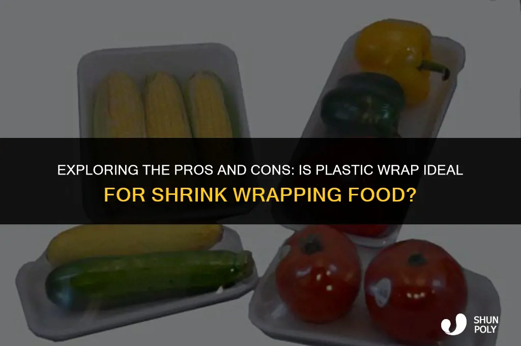 is plastic wrap for food good for shrink wrappin