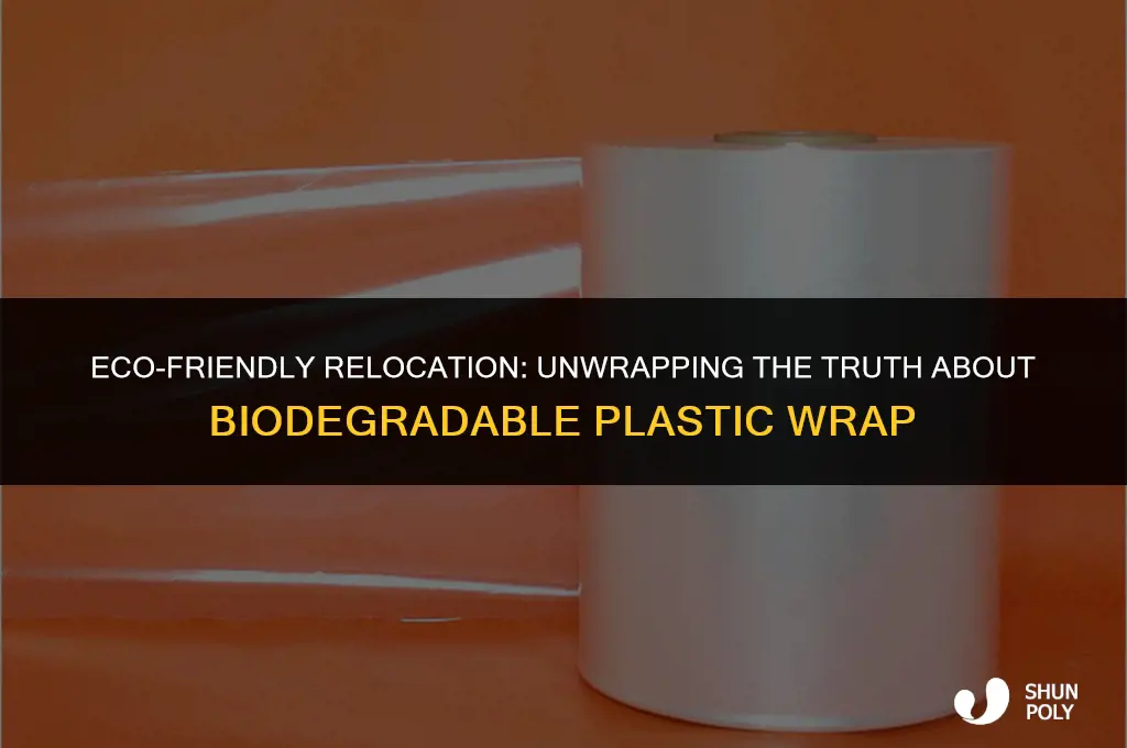 is plastic wrap for moving biodegradable