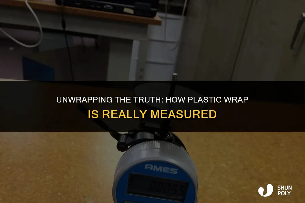 is plastic wrap measured by mass or volume