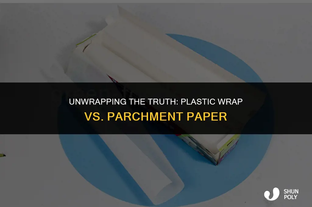 is plastic wrap the same as parchment paper