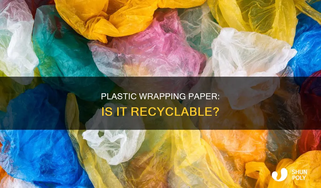 is plastic wrapping paper recyclable