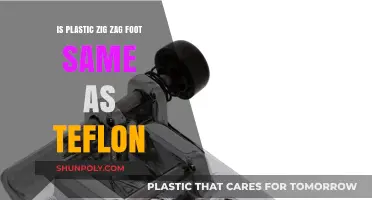 Comparing Plastic Zig Zag Foot and Teflon: Are They Interchangeable?