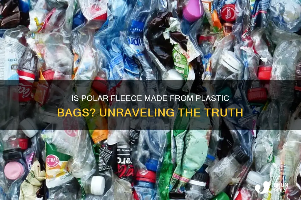 is polar fleece made from plastic bags