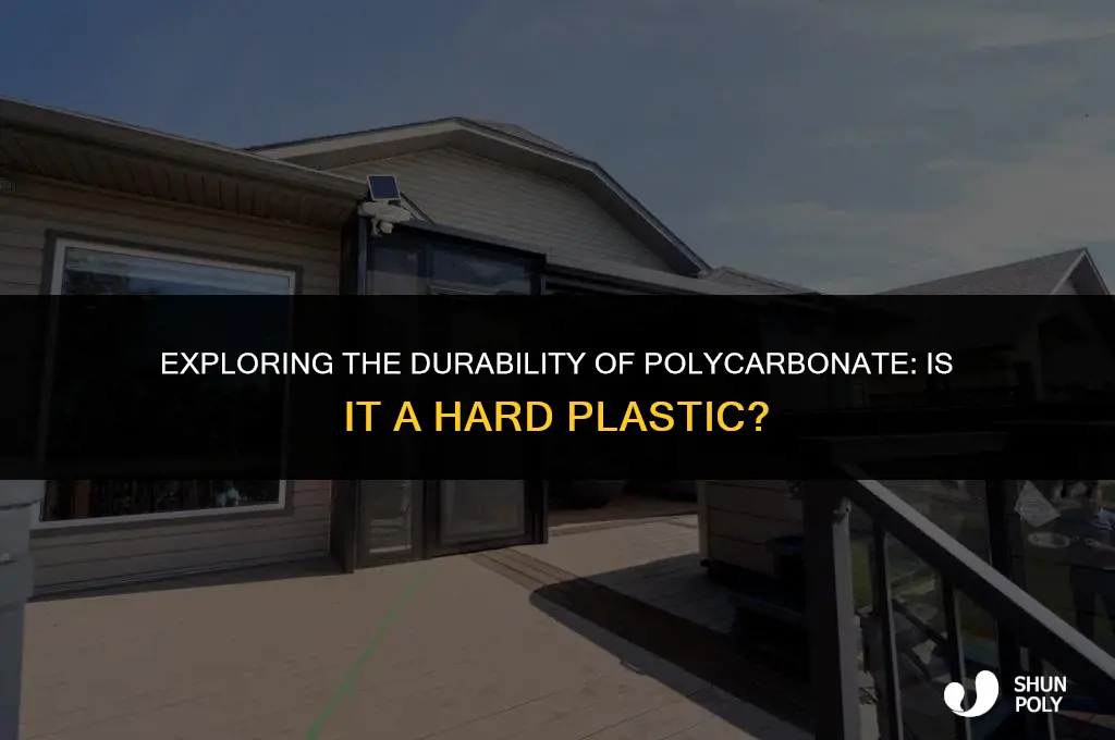 is polycarbonate a hard plastic