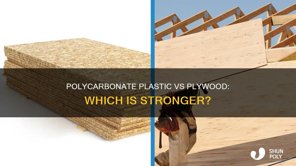 is polycarbonate plastic as strong as plywood