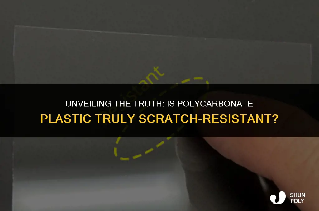 is polycarbonate plastic scratch resistant