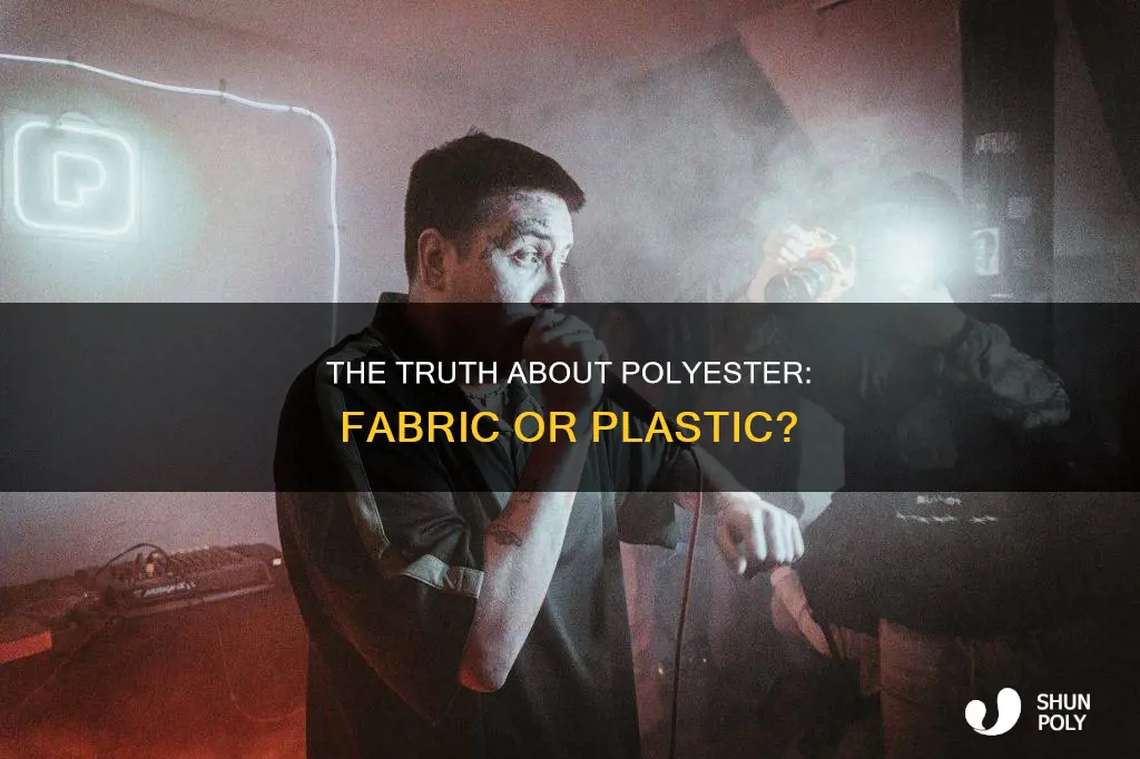 is polyester a fabric or plastic