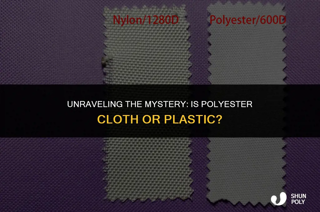 is polyester cloth or plastic