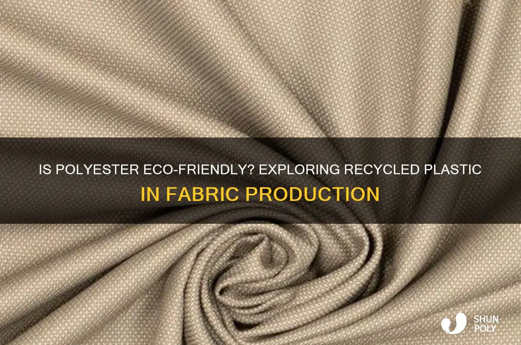 is polyester made from recycled plastic