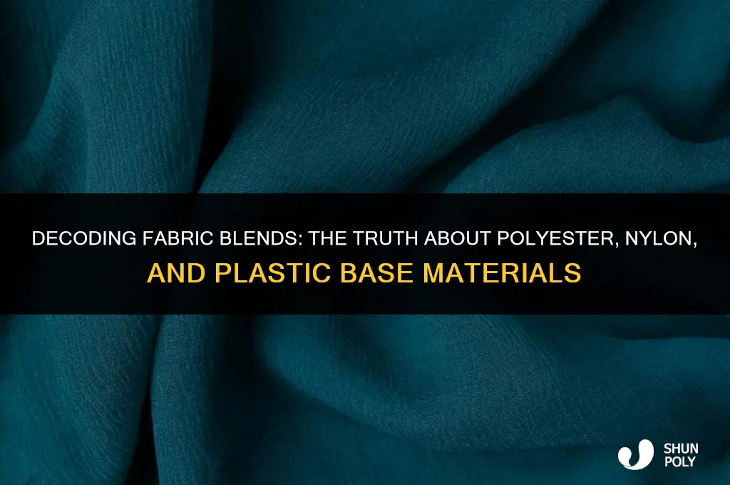 is polyester nylon plastic base