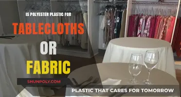 Polyester Tablecloths: Plastic or Fabric?