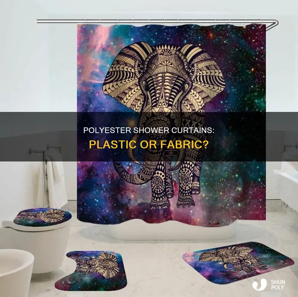 is polyester shower curtain plastic or fabric