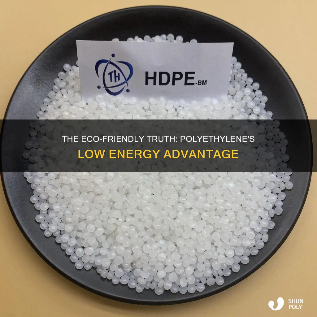 is polyethylene a low energy plastic