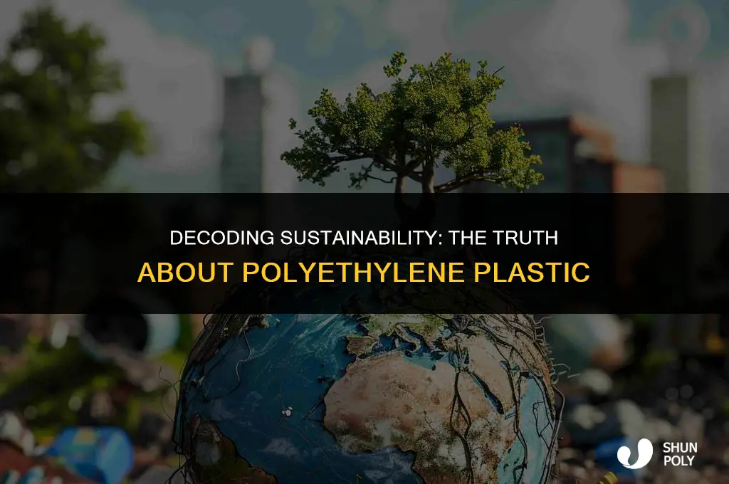 is polyethylene plastic sastanible