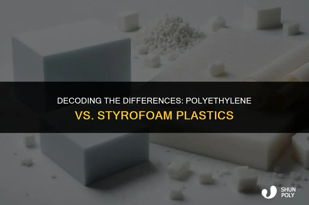 is polyethylene plastic styrofoam