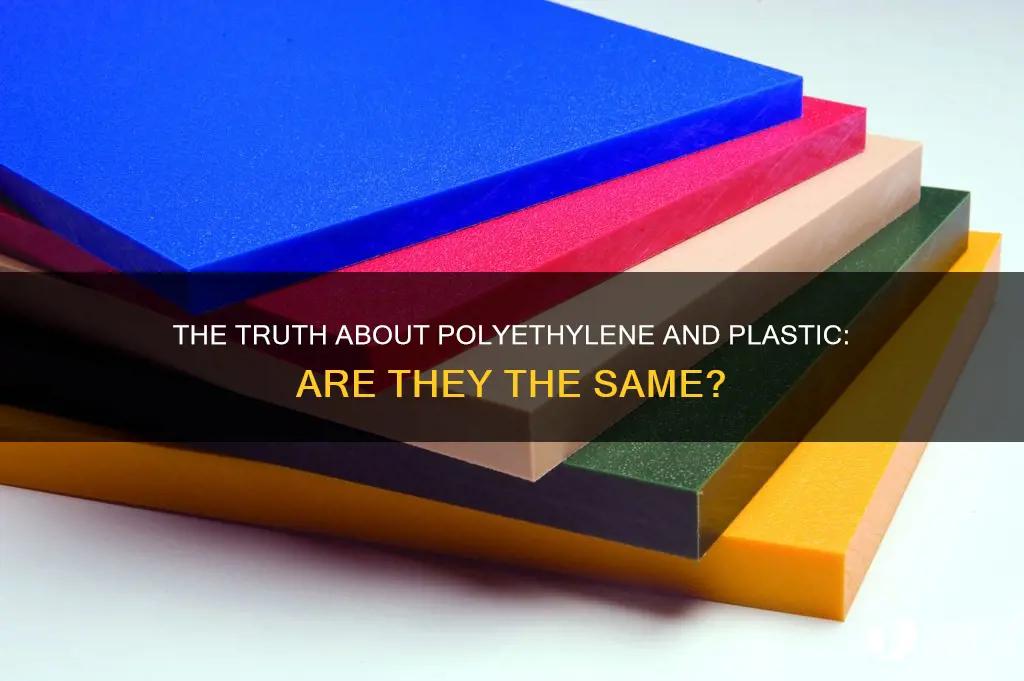 is polyethylene the same as plastic