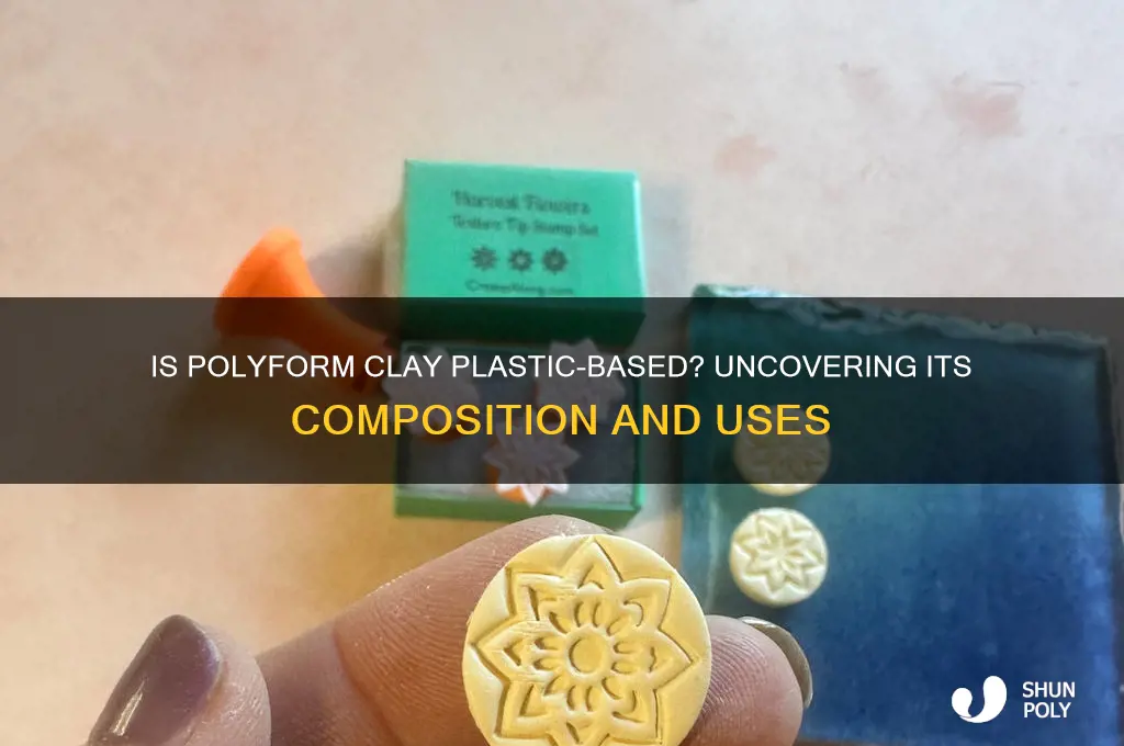 is polyform clay made with plastic