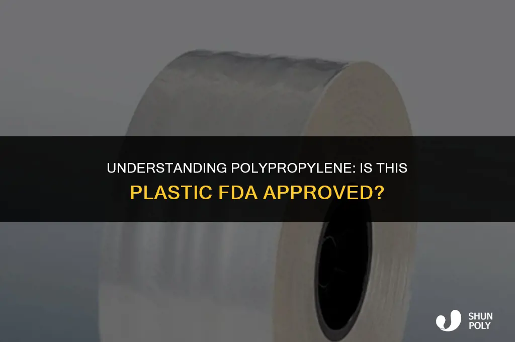 is polypropylene plastic fda approved