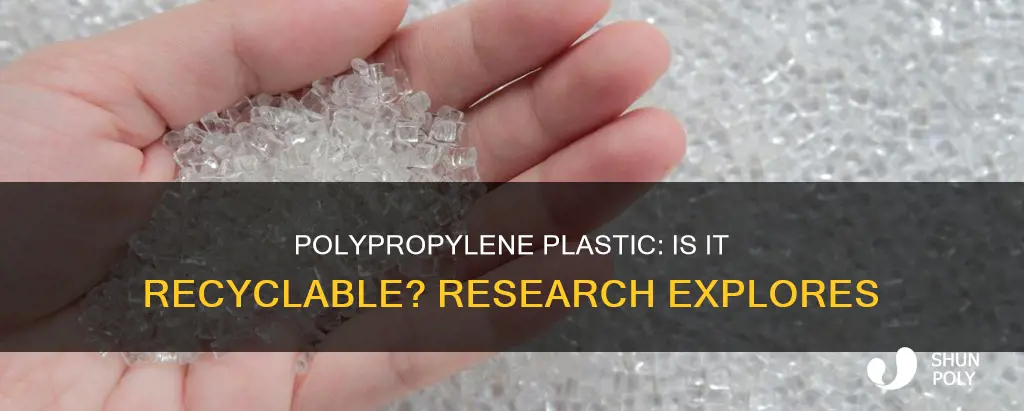 is polypropylene plastic recyclable research