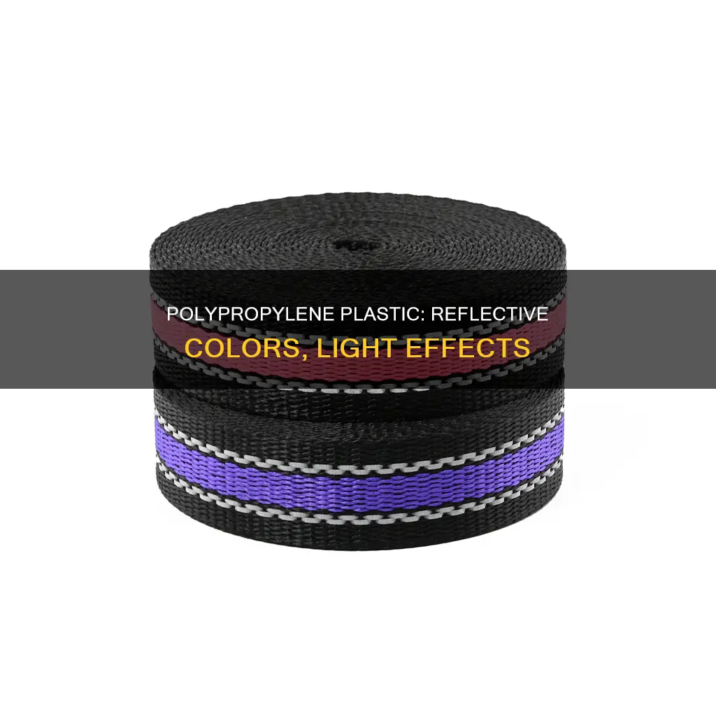 is polypropylene plastic reflective light colors