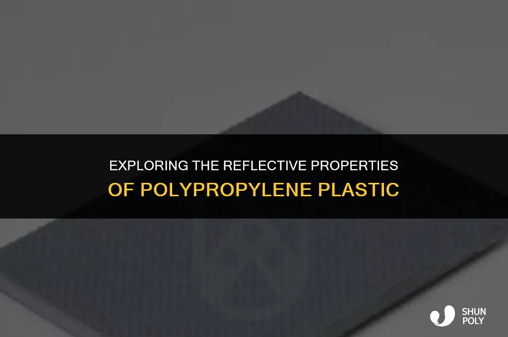 is polypropylene plastic reflective