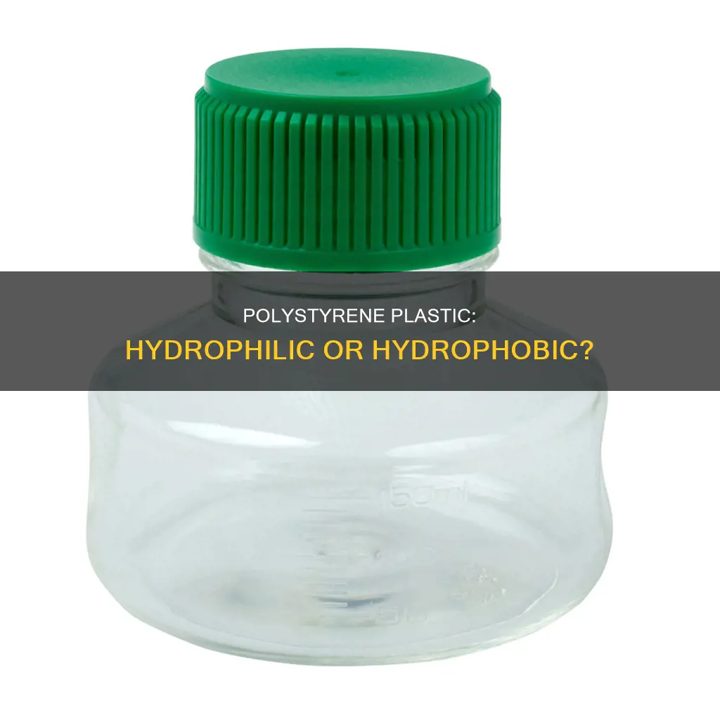 is polystyrene plastic hydrophilic or hydrophilic