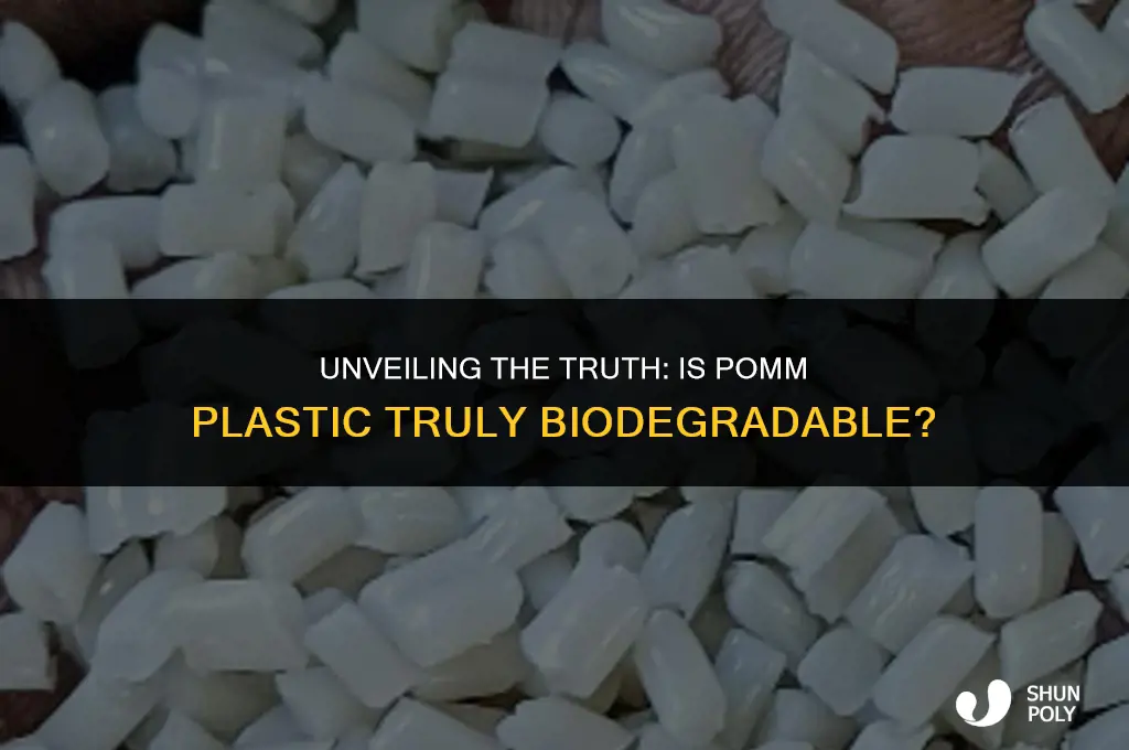 is pomm plastic biodegradable