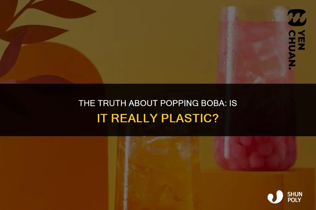 is popping boba plastic