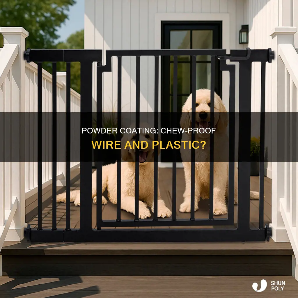 is powder coated chew proof wire plastic