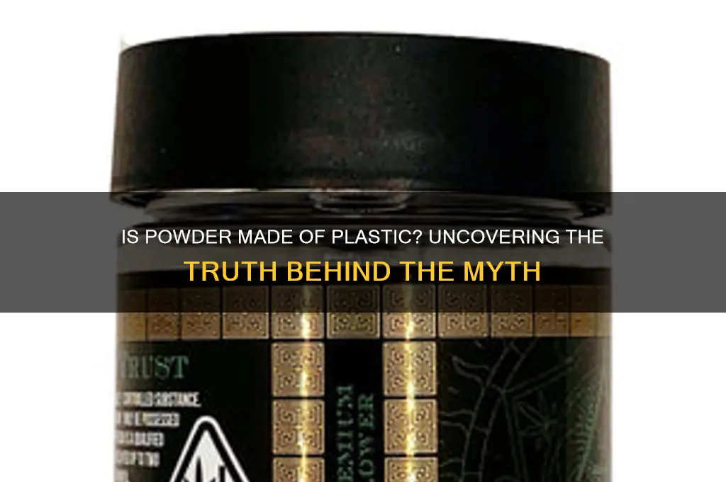 is powder made of plastic
