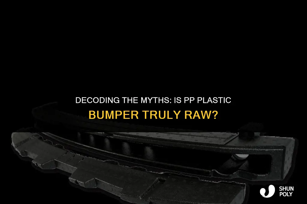 is pp plastic bumper raw