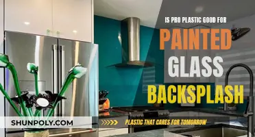 Pros and Cons of Plastic on Painted Glass Backsplashes