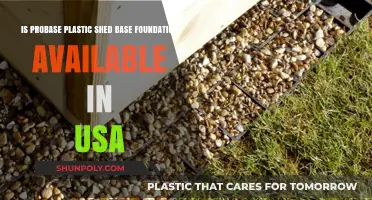 Probase Plastic Shed Base Foundation: Availability in the USA Explored