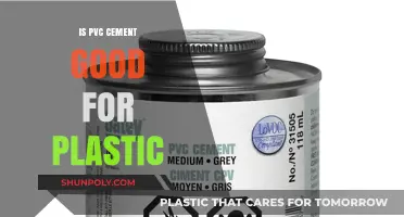 Is PVC Cement Safe for Plastic?