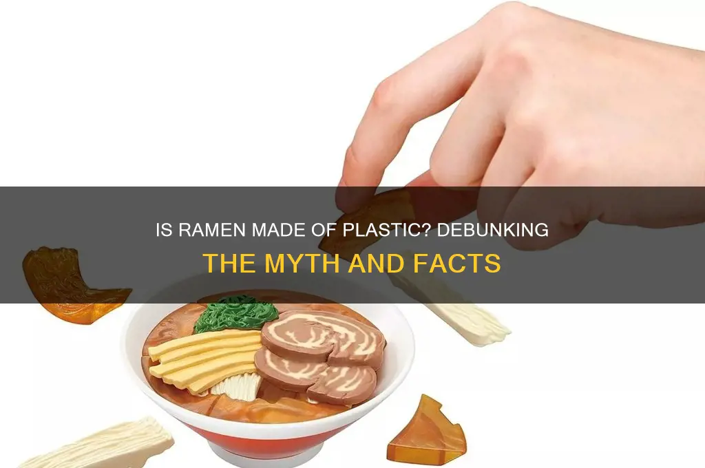 is ramen made of plastic